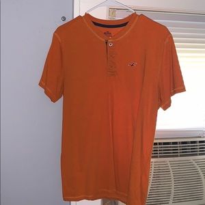 Orange Good Quality Abercrombie & Fitch Shirt